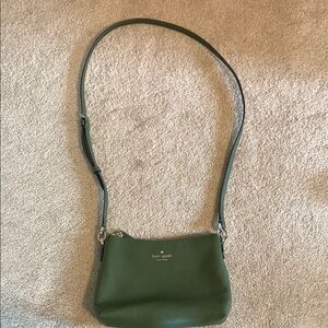 Kate Spade Green Crossbody Bag with Gold Hardware